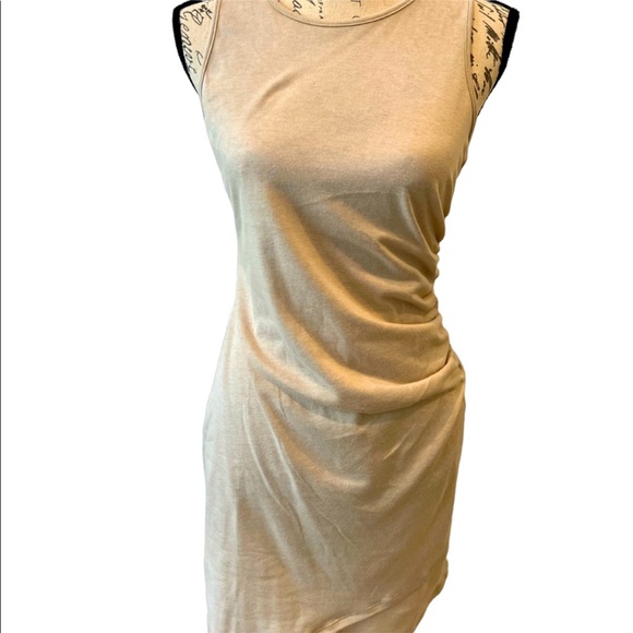 ALYA Francesca’s Beige cotton dress Size M - Picture 1 of 4